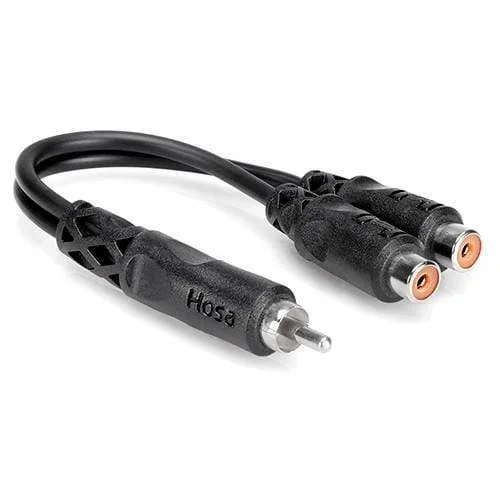 HOSA YRA-104 Y Cable, RCA to Dual RCAF