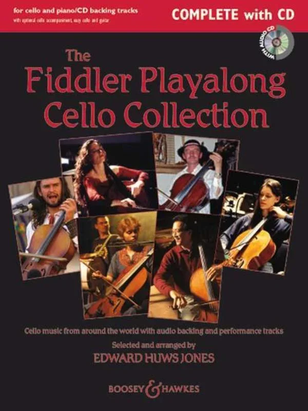 Huws Jones, The Fiddler Playalong Collection for Cello and Piano with CD (Boosey and Hawkes)