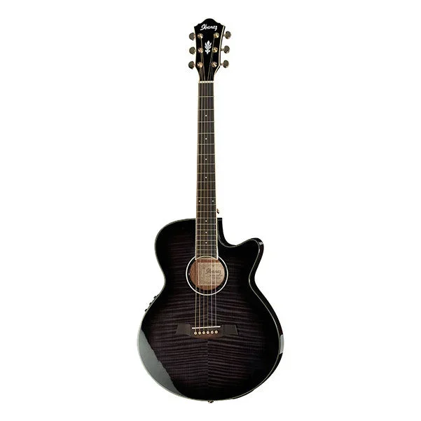 Ibanez AEG24II Cutaway Electro Acoustic Guitar – Transparent Gray Burst