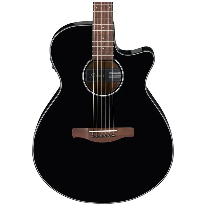 Ibanez AEG50N Acoustic-Electric Nylon String Guitar, Black High Gloss