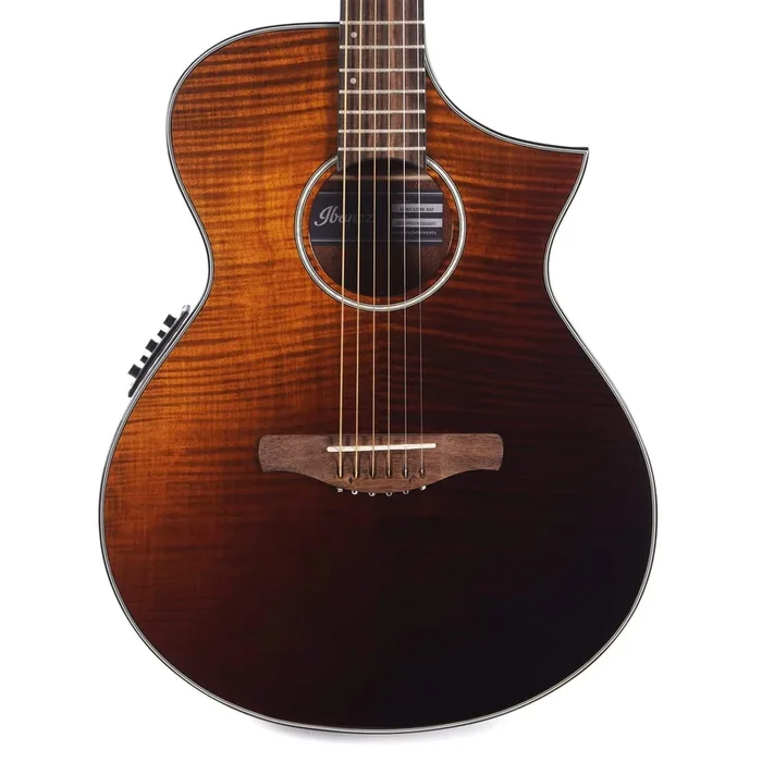 Ibanez AEWC32FM AE Acoustic Guitar Amber Sunset Fade Gloss