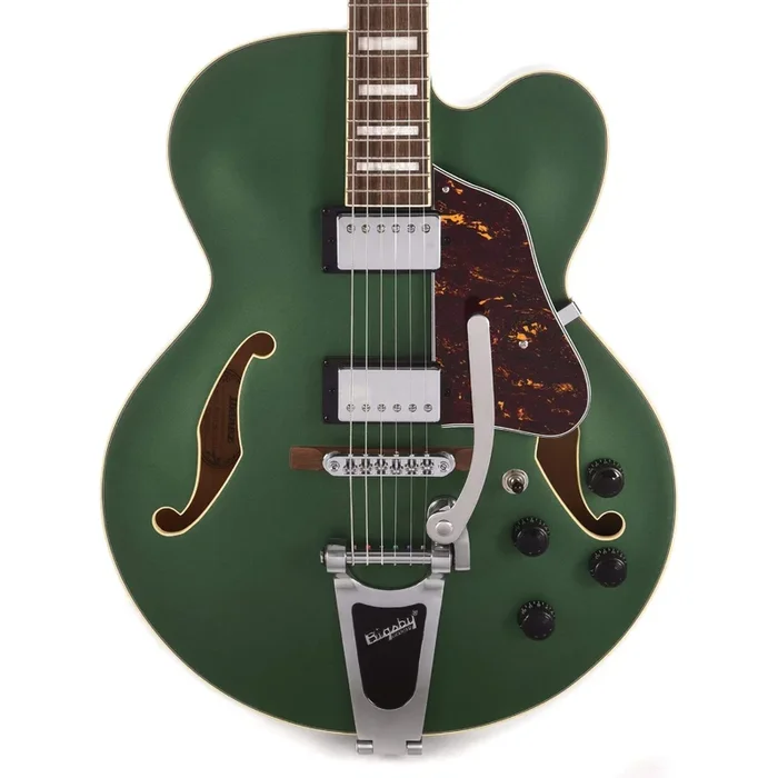 Ibanez AFS75T Artcore Metallic Green Flat Hollow Body
