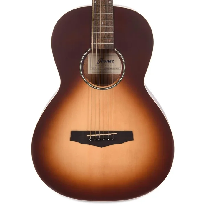 Ibanez PN19 Parlor Acoustic Guitar Open Pore Natural Brown Burst
