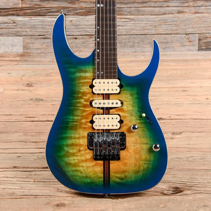 Ibanez RG6PFGMLTD-GBB Geyser Blue Burst 2018
