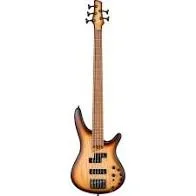 Ibanez SR655E Bass Guitar – Natural Browned Burst Flat