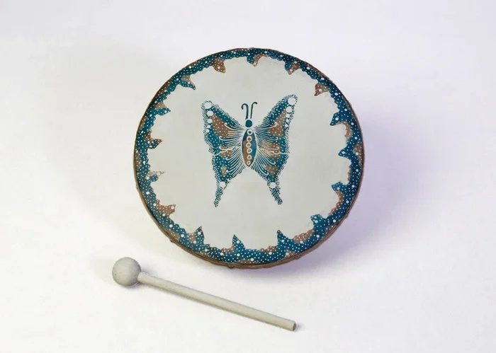 Indonesian Butterfly Frame Drum