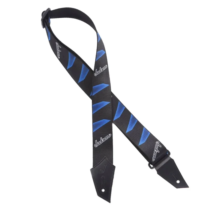 Jackson Headstock Black/Blue Strap
