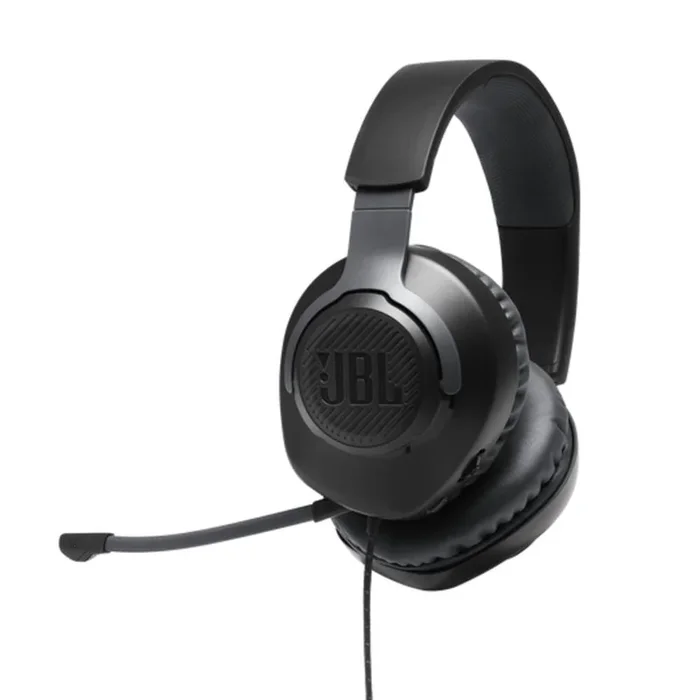 JBL Quantum 100 Wired Over Ear Gaming Headphones – Black