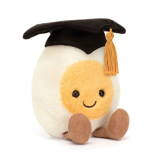 Jellycat amuseable boiled egg graduation