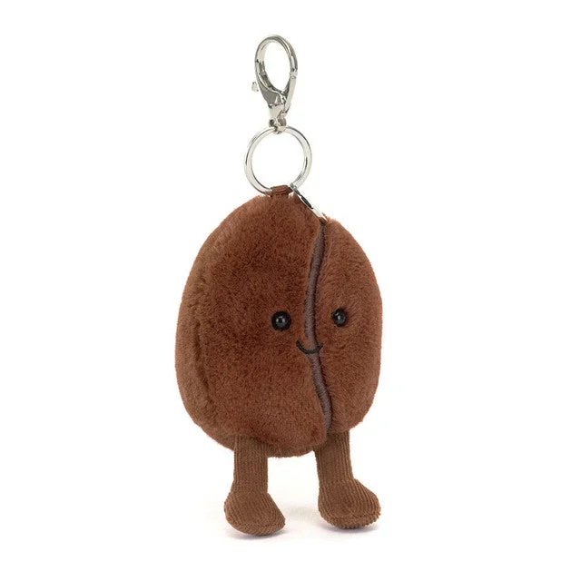 Jellycat Amuseables coffee bean bag charm