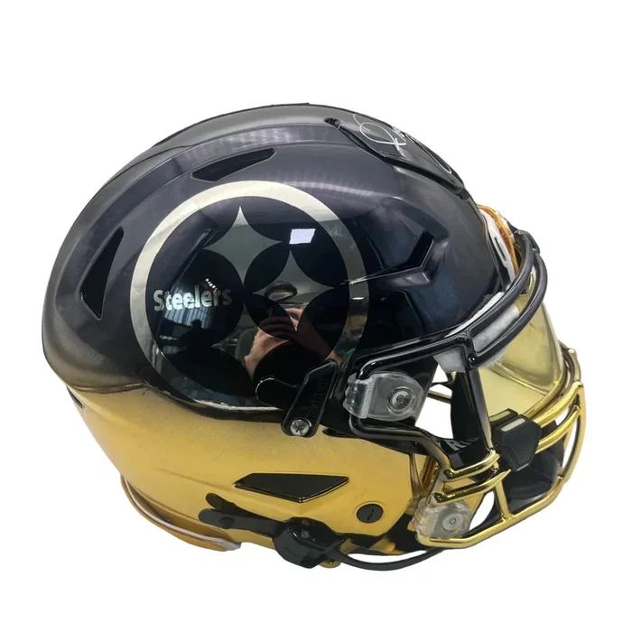 Jerome Bettis Signed Steelers Chrome Authentic Helmet (Beckett Authentic)