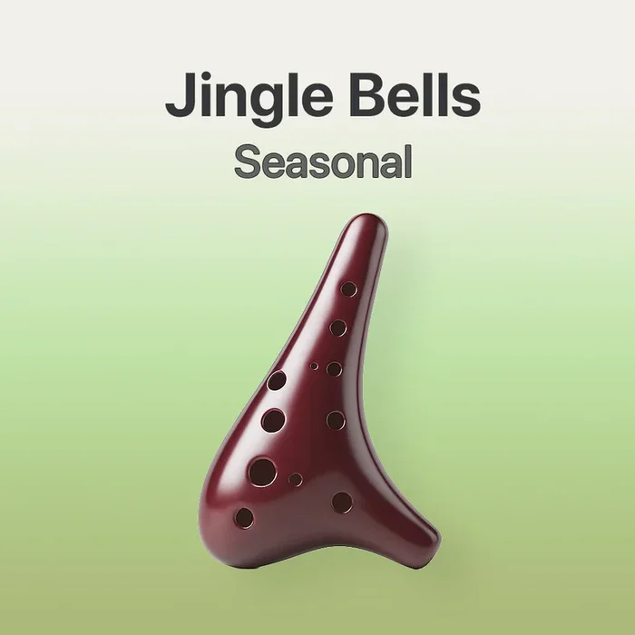 Jingle Bells – 12 Hole Ocarina Tab