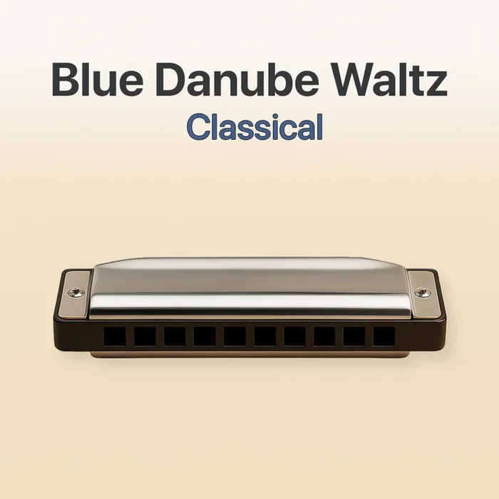 Johann Strauss Blue Danube Waltz – Harmonica tab