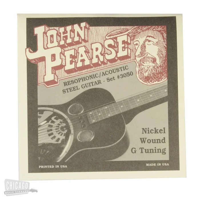 John Pearse Resophonic Strings Pure Nickel G Tuning “Uncle” Josh 18-59