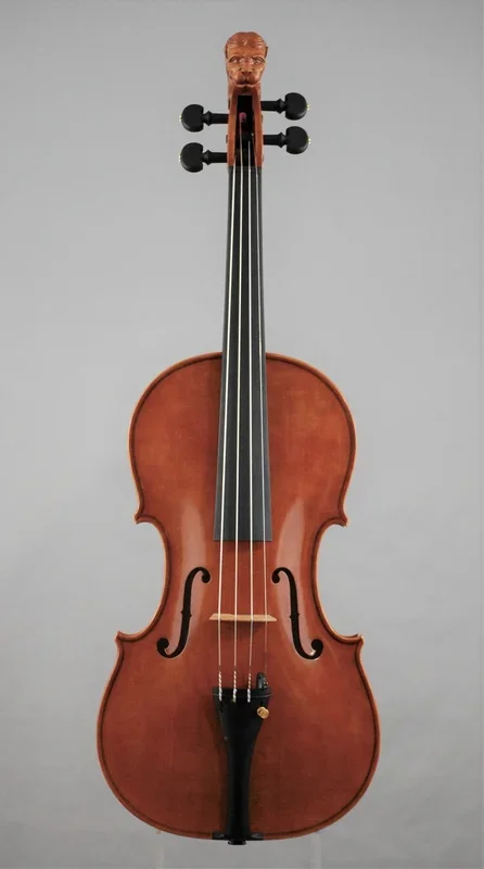 Joseph Liteh Liu violin with lion’s head scroll, 2021, fecit Kansas City, Missouri, USA