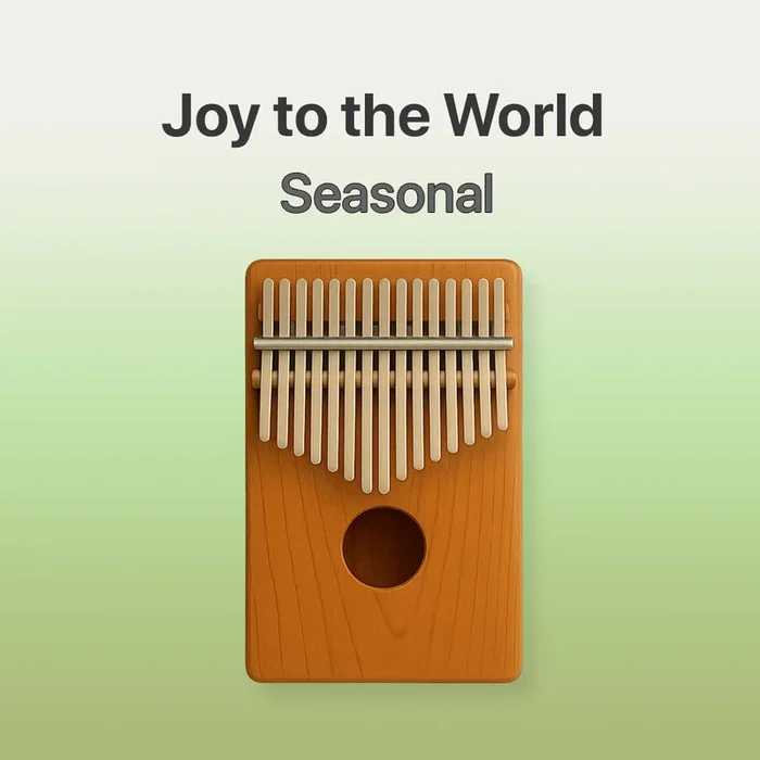Joy To The World – 17 Note Kalimba tab