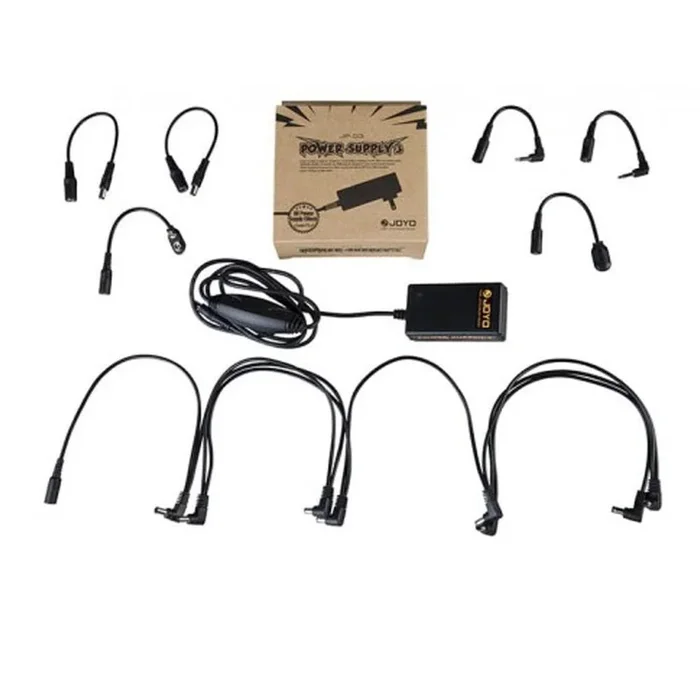 Joyo 8 Way Daisy Chain Right Angled Power Supply for Analog Pedals