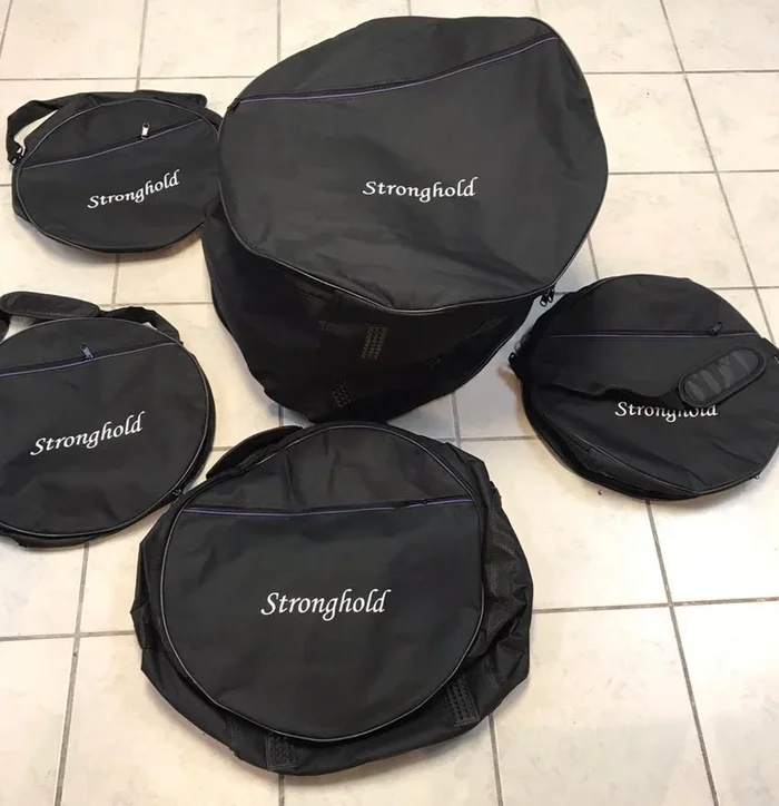 Juego de bolsas de tambor económico de 5 piezas 12″, 13″, 14″, 16″ y 22″