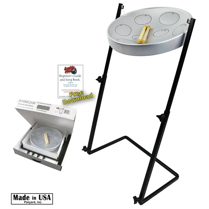 Jumbie Jam Steel Drum Kit – Metal Z-Floor Stand