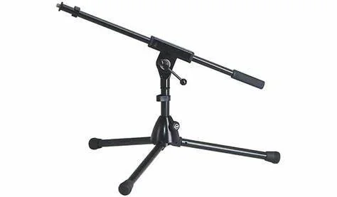 K&M Low Level Mic Stand w/Boom | Black