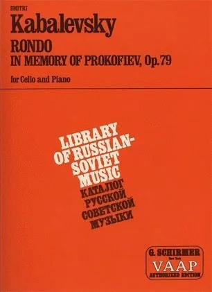 Kabalevsky: Rondo Memory of Prokofiev (cello & piano)