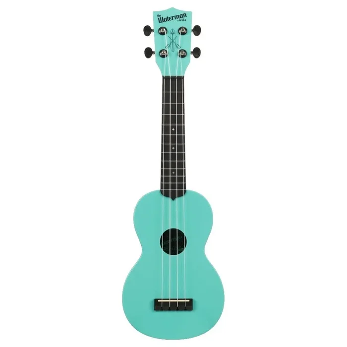 Kala KA-SWG-BL Glow In The Dark Aqua Matte Waterman Soprano Ukulele