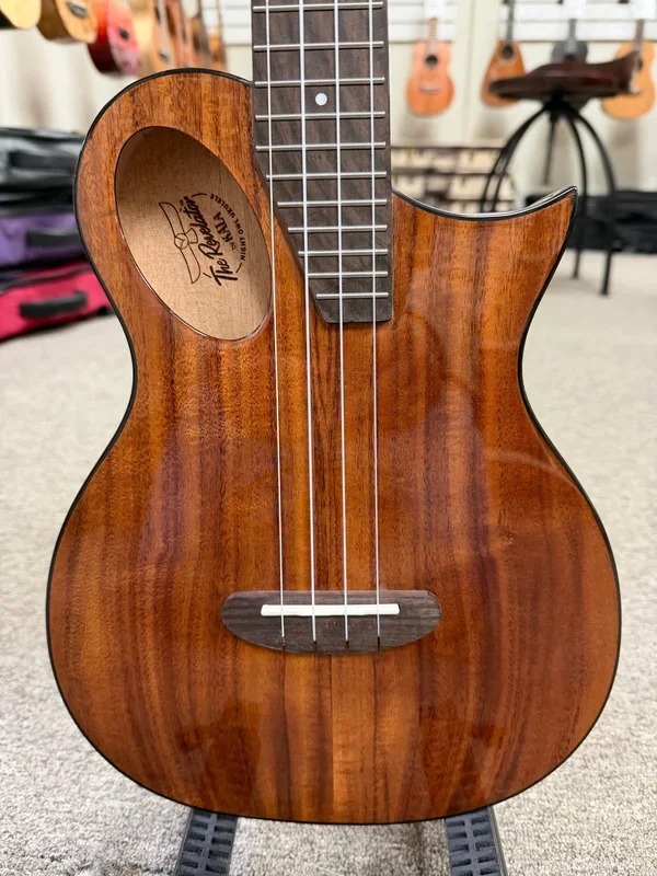 KALA Night Owl Acacia Revelator Electric Tenor Ukulele w/Case – B Stock #3