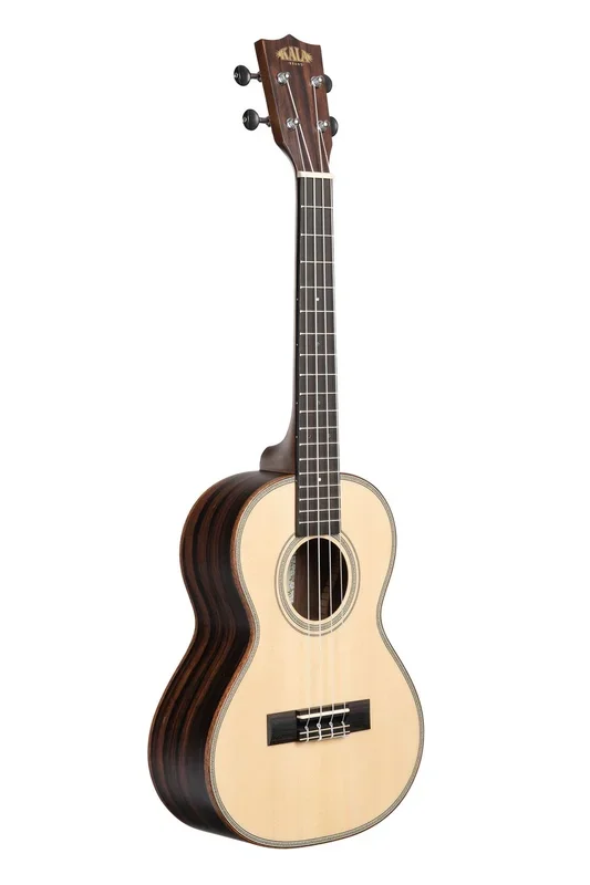 Kala Solid Spruce Top Striped Ebony Tenor Ukulele KA-SSEBY-T