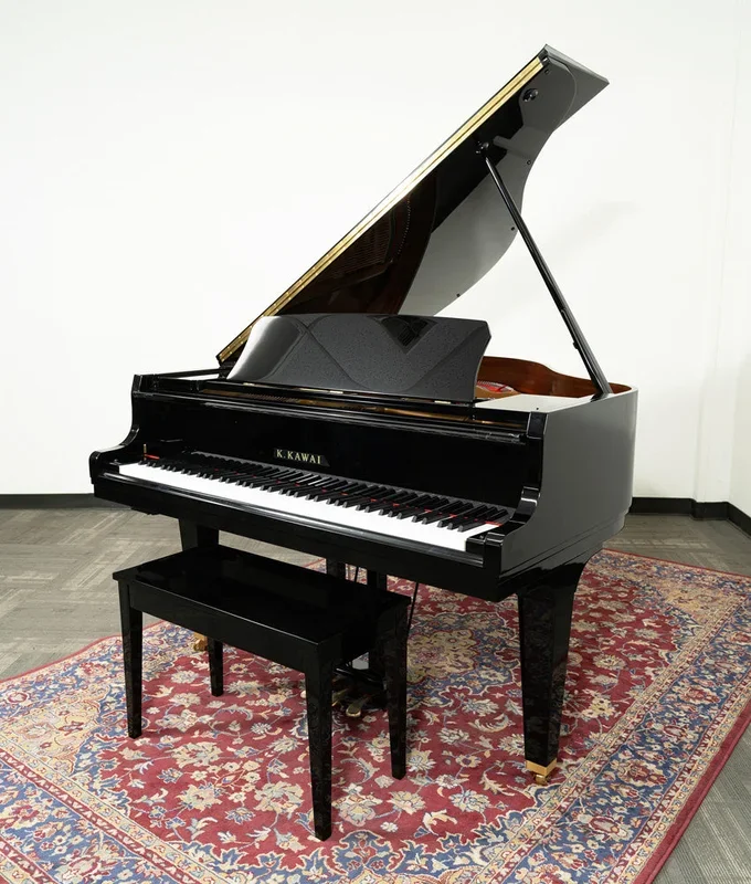 Kawai 5’0″ GL-10 Baby Grand Piano w/ QRS System | Polished Ebony