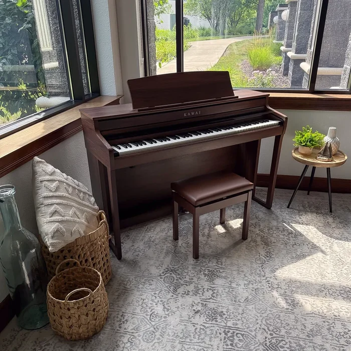 Kawai CA401 Concert Artist Digital Piano – Mocha Walnut