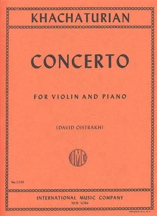 Khachaturian (Oistrackh): Concerto (violin & piano) international