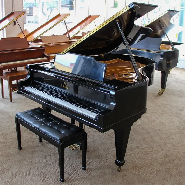 Kimball 7′ Conservatory Grand Piano | Viennese Model with English Schwander action and Bösendorfer sound board