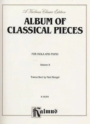 Klengel: Classical Pieces Vol. 2 (viola & piano)