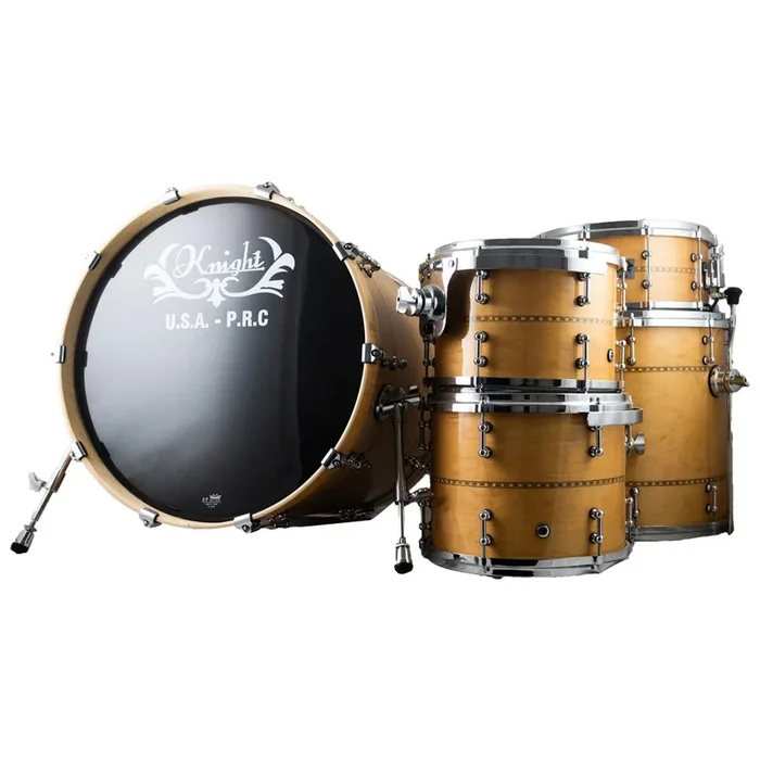 Knight – Sun Series 5-Piece Drum Kit with Hardware – Natural