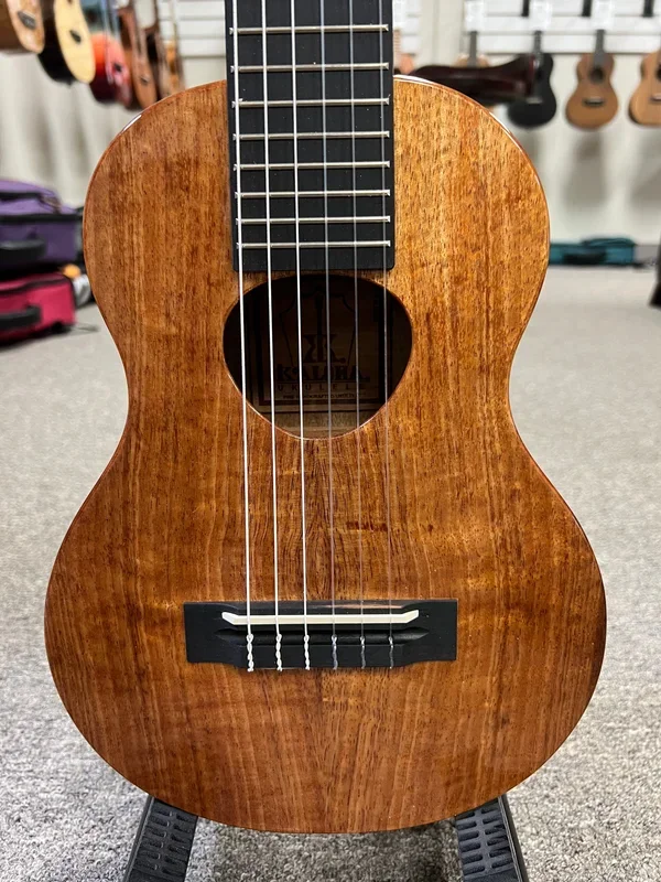 KoAloha KTM-D6 Solid Koa 6 String Tenor Guitarlele/Guilele w/Case #2 – Made In Hawaii