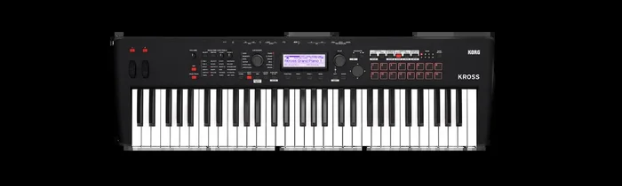 Korg Kross 2-61 MB 61 Key Synthesizer Workstation-Super Matte Black