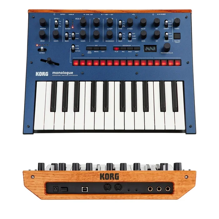 Korg MONOLOGUEBL Monophonic Analog Synthesizer Blue