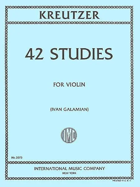 Kreutzer, 42 Studies for Violin (IMC)