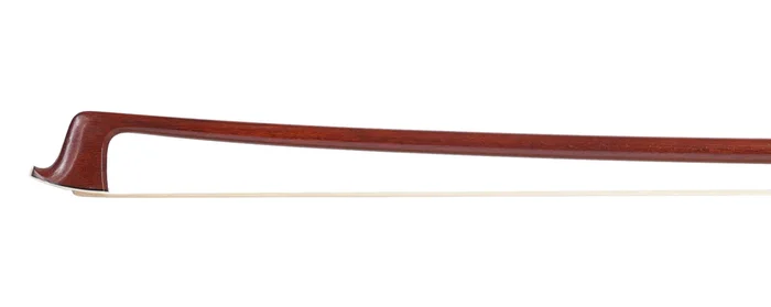 L. Bausch Jr. LEIPZIG workshop pernambuco violin bow, nickel/ebony, ca. 1850 – 59.1 g. | Metzler violins