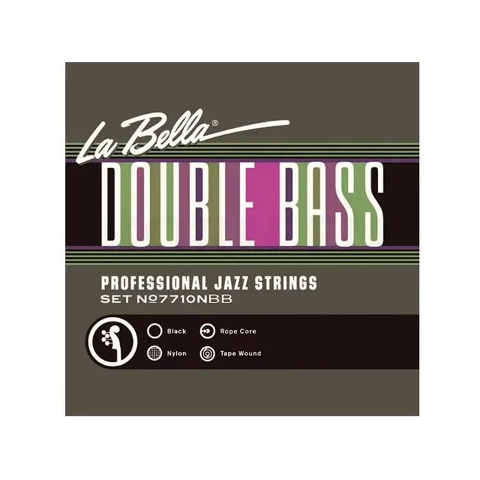 La Bella 7710NBB Ampeg BB1 Baby Bass Set