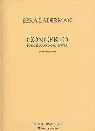 Laderman, Ezra: Cello Concerto (cello & piano)