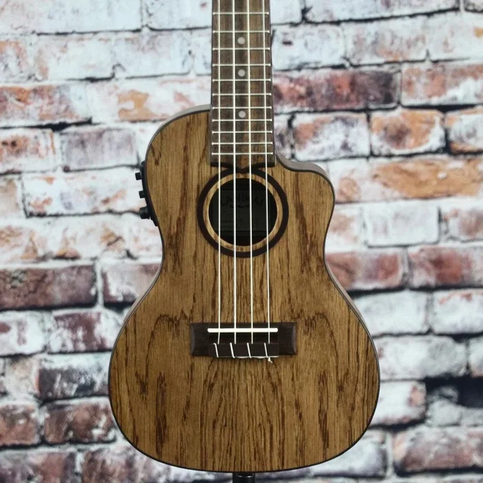 Lanikai Acoustic/Electric Concert Ukulele with Cutaway | Oak