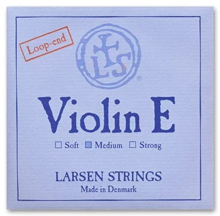Larsen Violin E String – Medium Gauge – Loop (Carbon Steel)