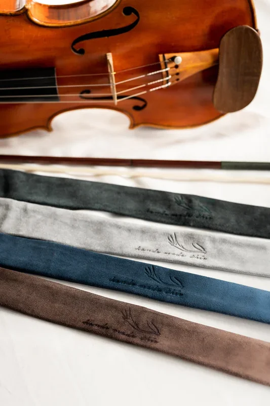 Leatherwood Bow Sheath – Italian Leather Cello Slate Grey
