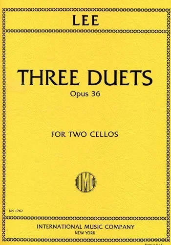 Lee: Three Duets Op.36 (2 Cellos) IMC