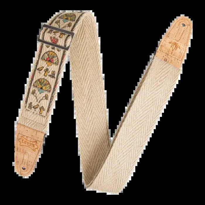Levy’s – Vegan Hemp Guitar Strap – Egyptian