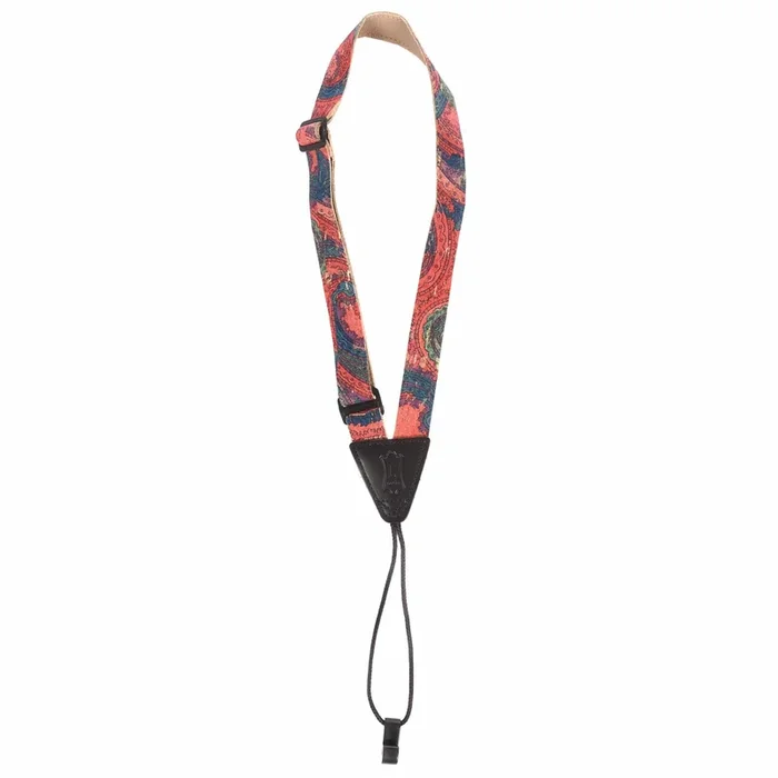 Levy’s Folk Instrument Series 1″ Wide Cork Classical & Ukulele Strap Paisley
