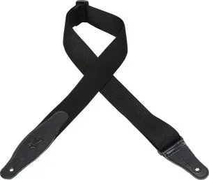 Levy’s Leathers 2″ Rayon Webbing Guitar Strap MSSR80-BLK