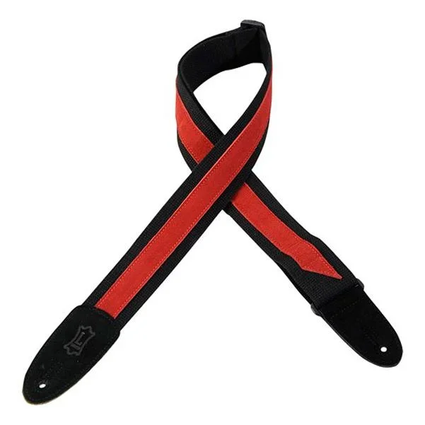 Levy’s MC8S Cotton 2 inch Guitar Strap with Suede Strip