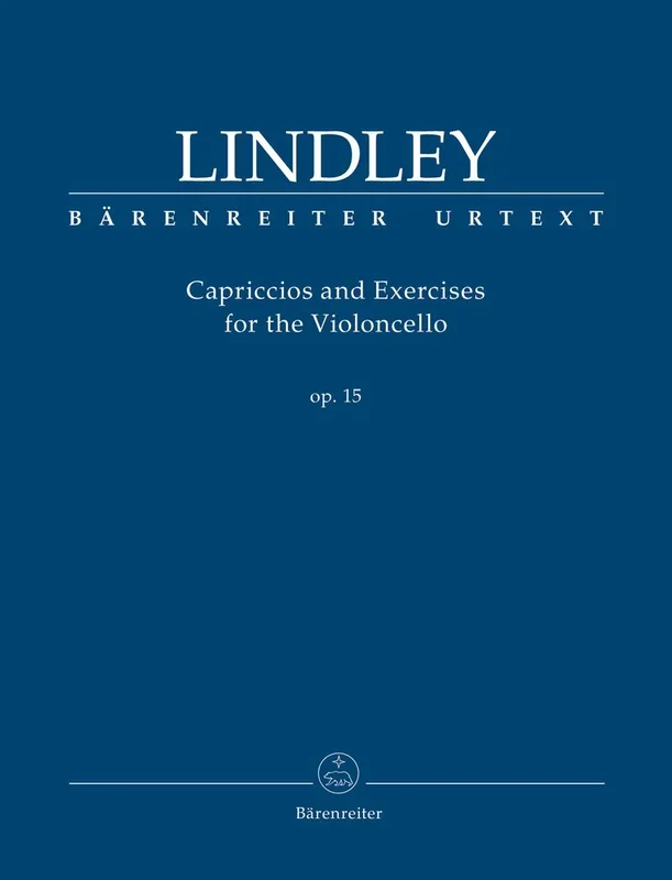 Lindley, Robert.: Capriccios and Exercises for the Violoncello op. 15 (cello) BARENREITER